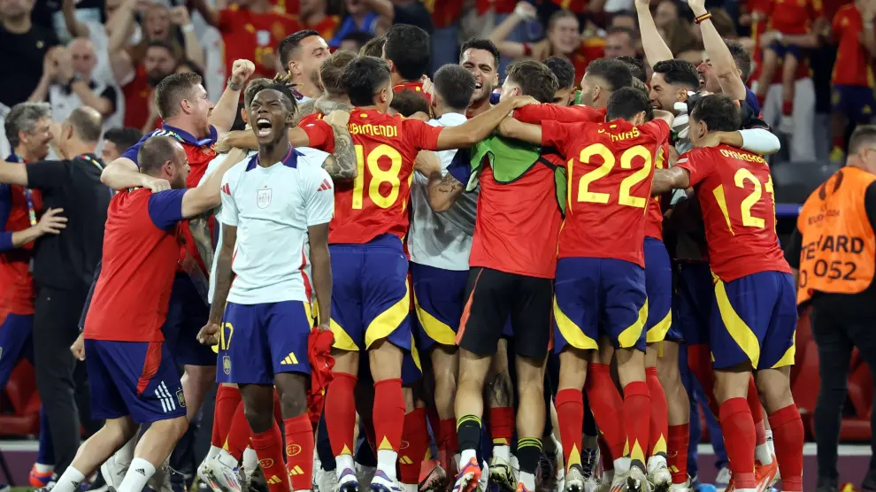 Eurocopa 2024, semifinales: partido España-Francia, en el Allianz Arena de Múnich