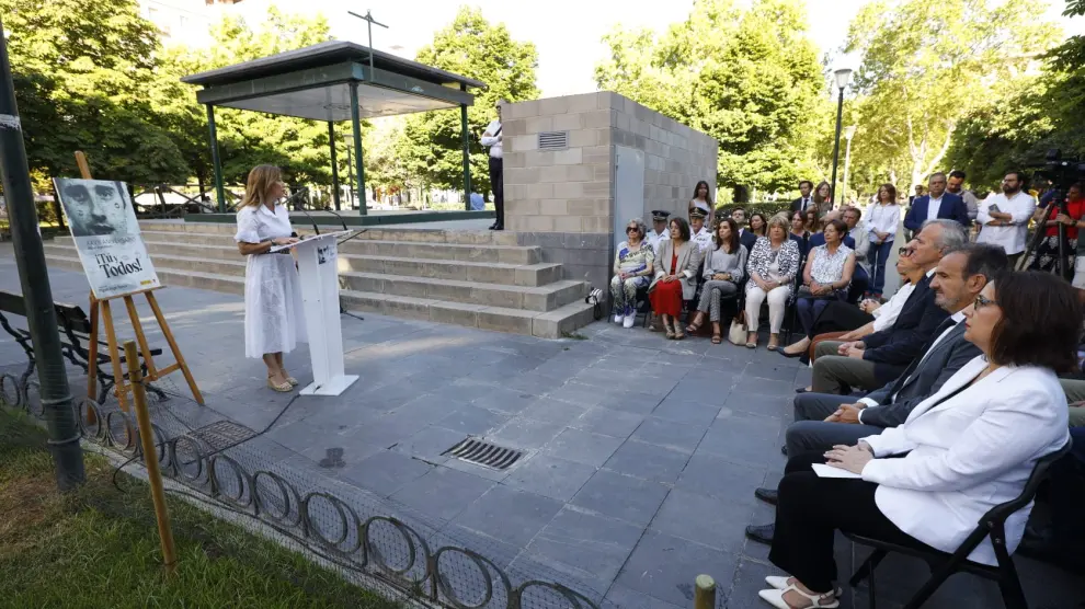 Acto homenaje a Miguel Ángel Blanco en Zaragoza
