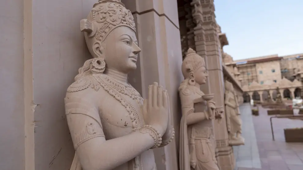 El templo hindú de Nueva Jersey, el más grande fuera de Asia