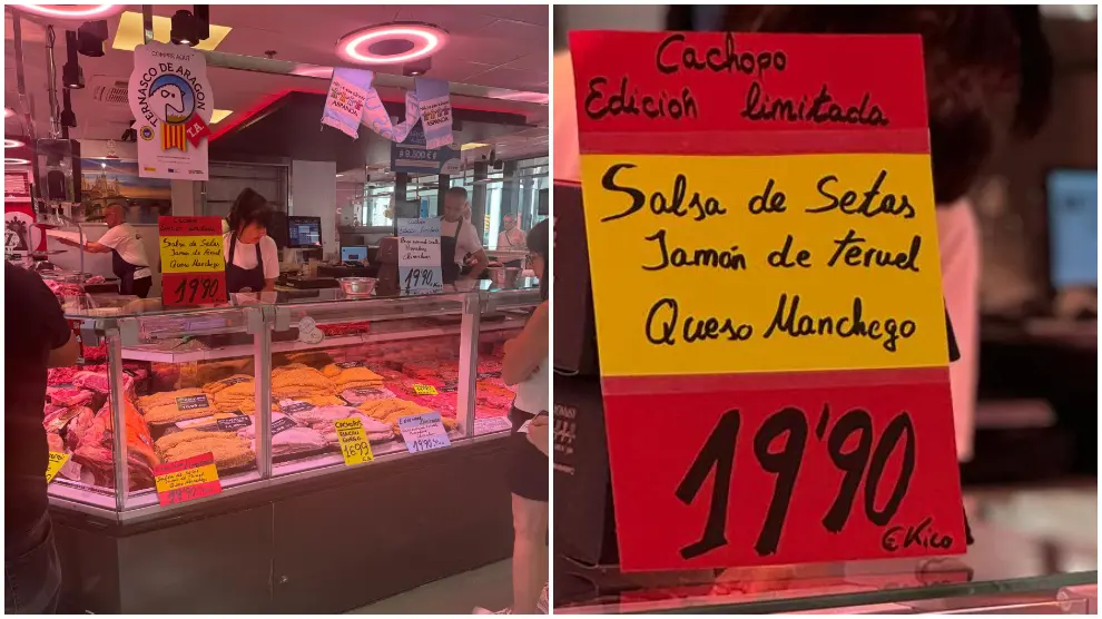 Cachopo del Mercado Central inspirado en la selección española.