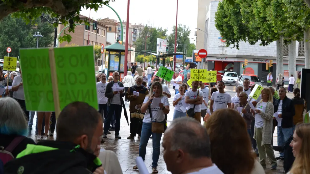 Las protestas contra las inmatriculaciones en Monterde vuelven a Zaragoza