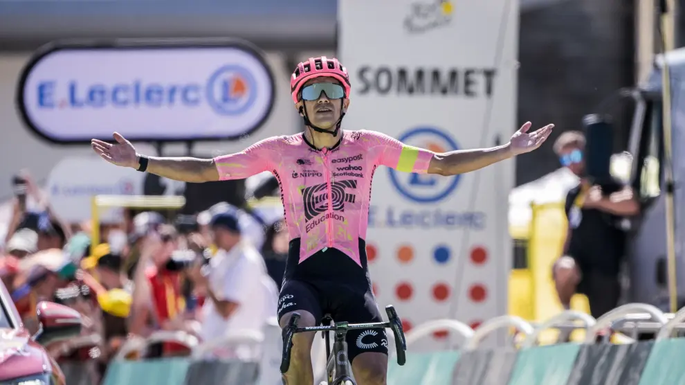 El ciclista ecuatoriano Richard Carapaz (EF Education-EasyPost) ha ganado este miércoles la decimoséptima etapa del Tour de Francia, disputada entre Saint-Paul-Trois-Châteaux y Superdévoluy