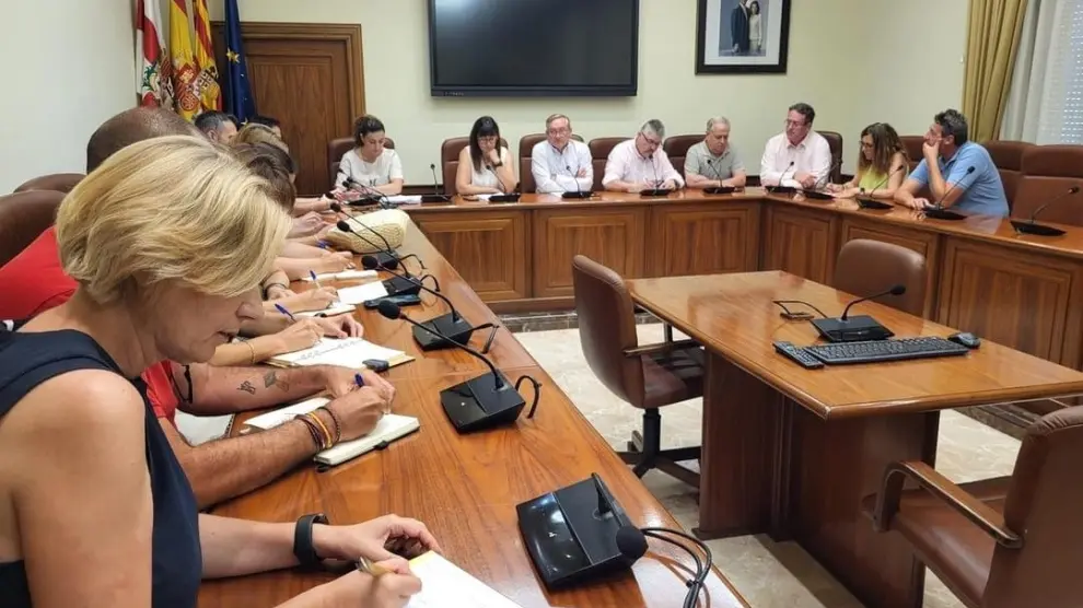 Reunión de la Diputación de Teruel con las comarcas de la provincia