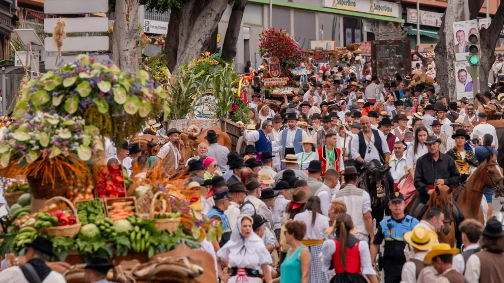 Foto fiestas Mayores del municipio canario de Gáldar
