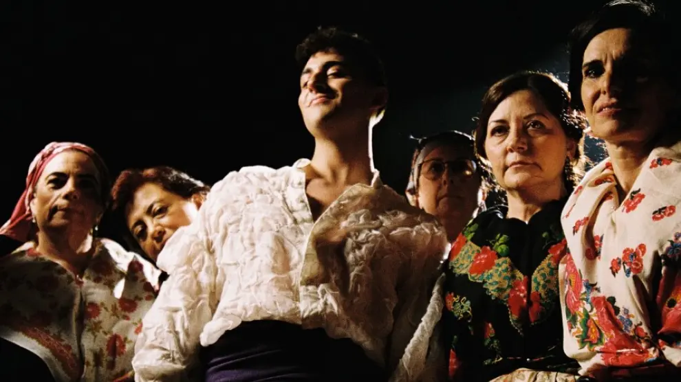 Juanjo Bona, en el rodaje del videoclip de 'Mis tías'.
