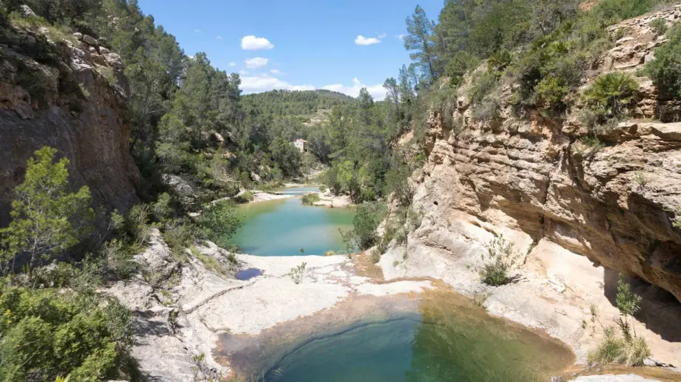 Estas espectaculares piscinas naturales se encuentran cerca de Aragón