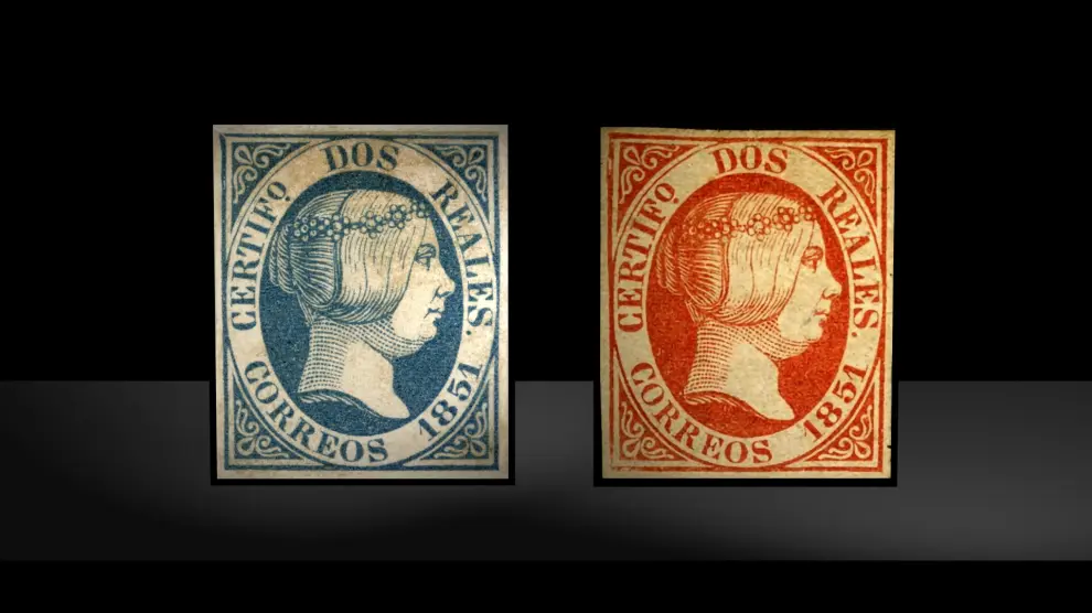 Fotograma de 'dos reales azul. Historia de un sello de un millón de euros.