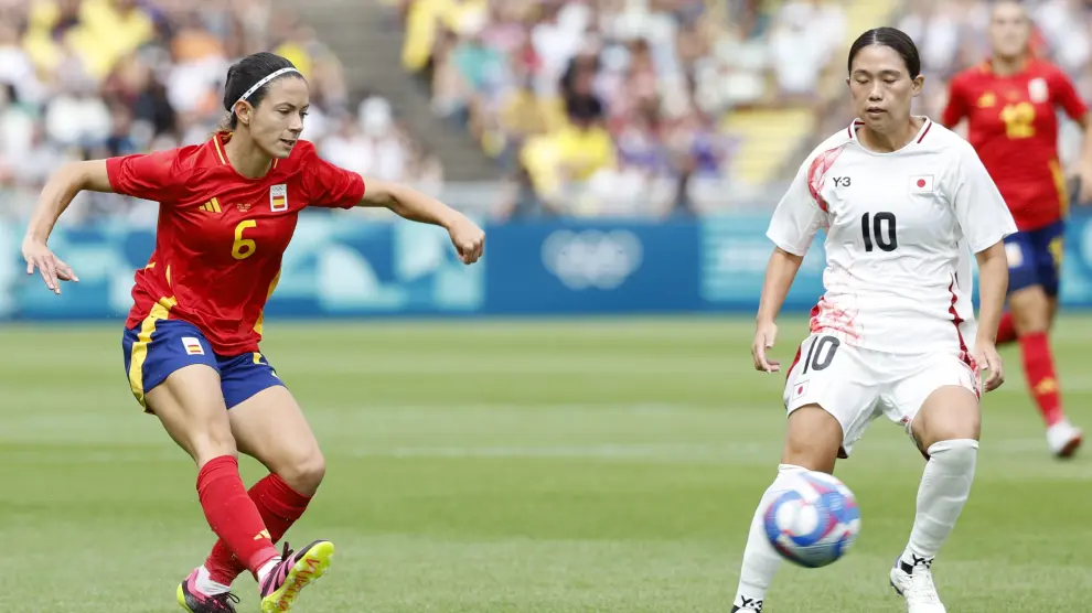 Partido de fase de grupos de la selección femenina de fútbol en los Juegos Olímpicos de París: España-Japón
