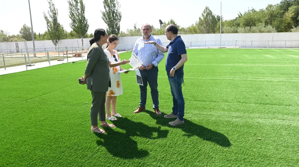 El campo de fútbol de San Juan de Mozarrifar que será reformado.