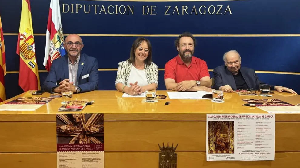 Presentación del XLVI Curso y Festival de Música Antigua de Daroca.