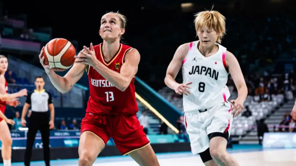 Leo Fiebich, en el partido de este jueves ante Japón.