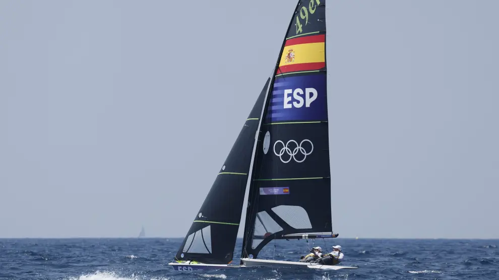 Competición masculina 49erFX de vela de los Juegos Olímpicos