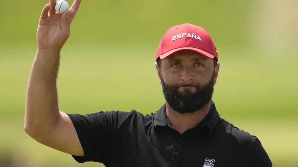 El golfista español Jon Rahm, en los Juegos Olímpicos de París.