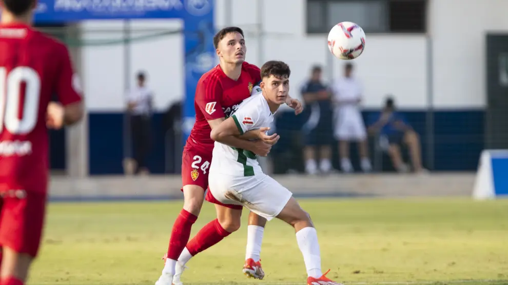 Partido Elche-Real Zaragoza, en San Pedro Pinatar (Murcia).