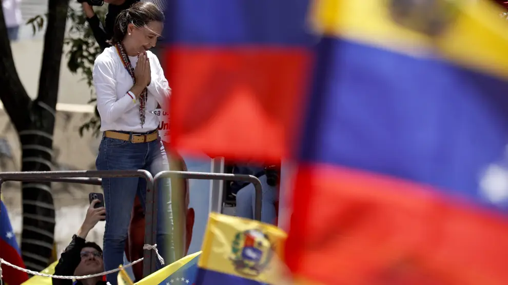 Protestas en Caracas, Venezuela