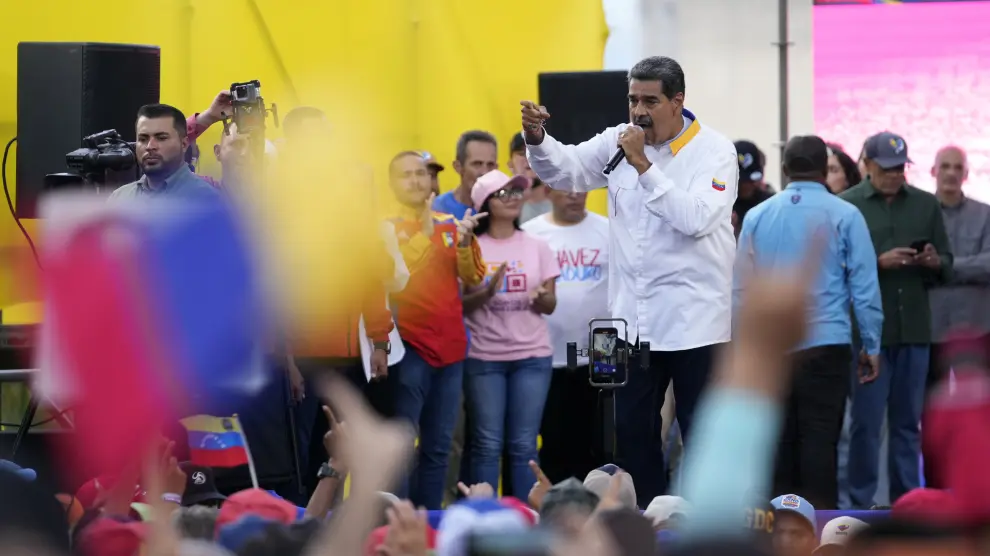 Nicolás Maduro, este domingo.