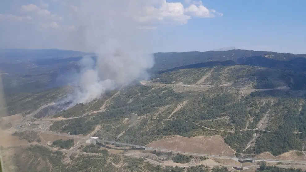 Incendio en Caldearenas.