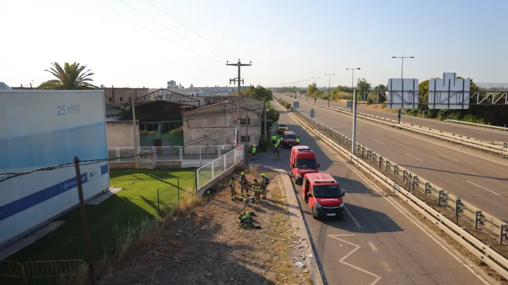 Incendio en la empresa 'Productos QP'