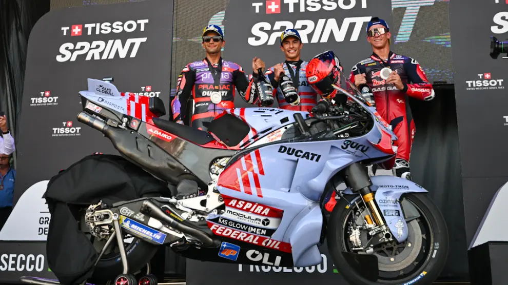 Gran Premio de Aragón de Motorland: carrera 'sprint' con victoria de Marc Márquez ((Ducati)