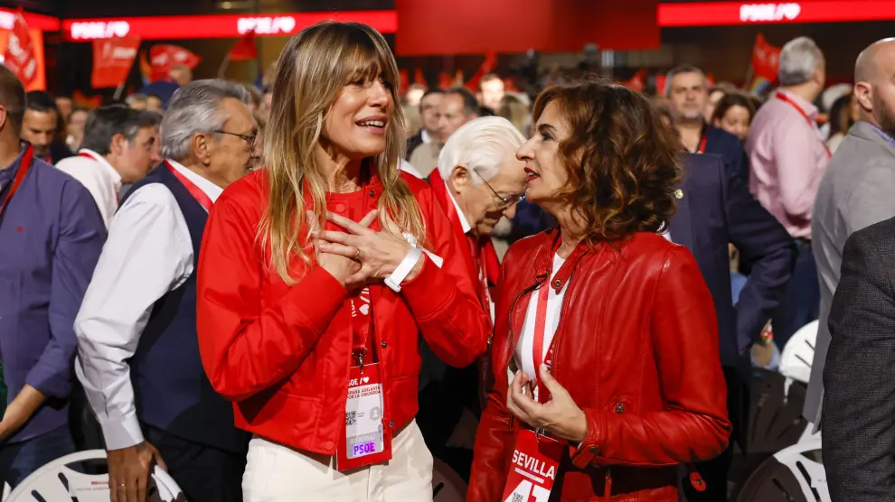 Begoña Gómez en el Congreso Federal del PSOE en Sevilla