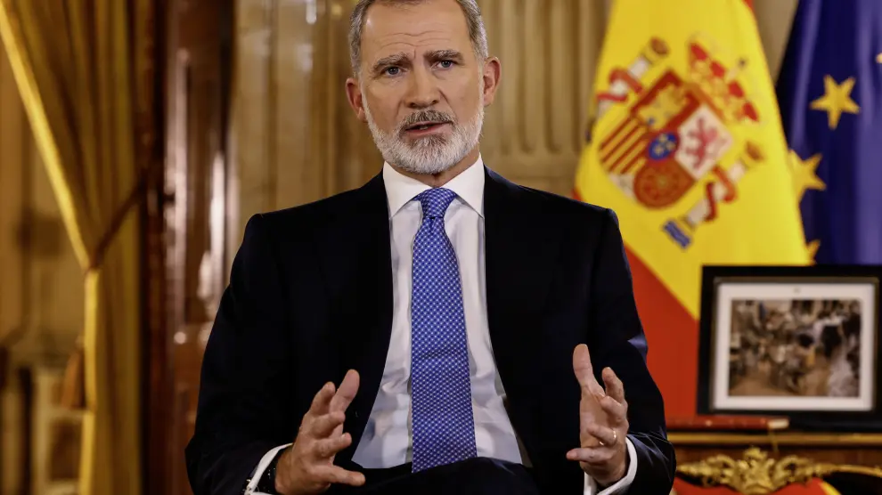 Algunas frases del mensaje de Navidad del rey Felipe VI