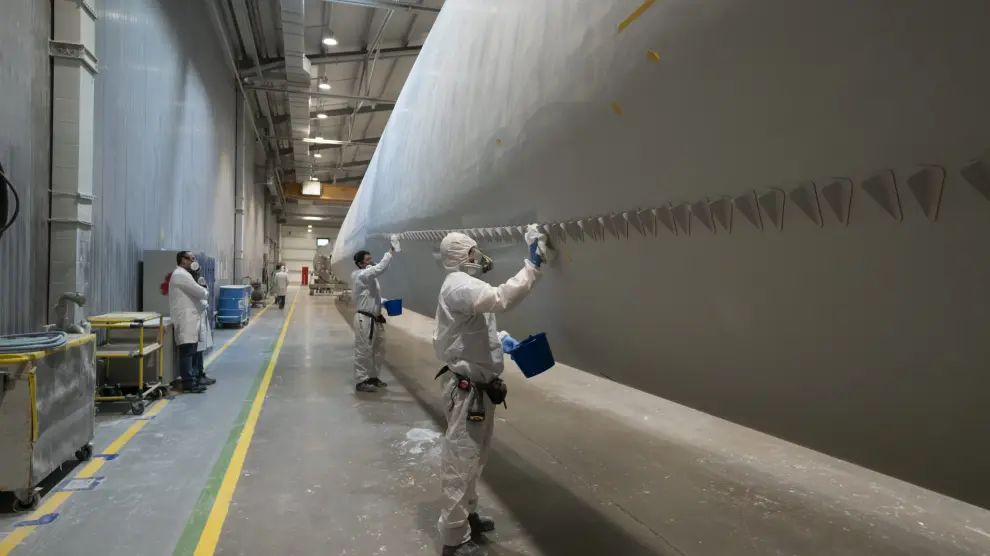 La empresa GE Vernova, de Coves de Vinromà (Castellón),  fabrica las palas de aerogeneradores para el Cluster del Maestrazgo