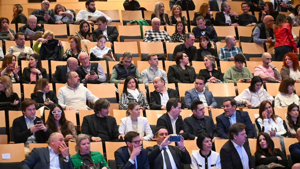 Foto del certamen de Restaurantes de Zaragoza-Premios Horeca 2025, en la Sala Luis Galve del Auditorio
