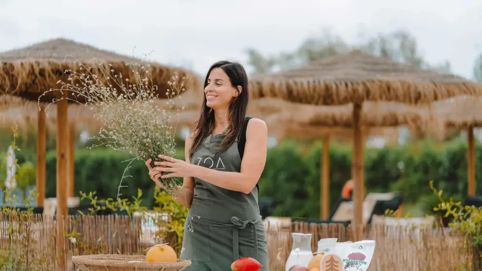 Zoa Luengo, nutricionista y colaboradora de Taiga Camping Resorts