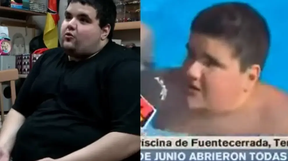 Álvaro, el niño que se hizo viral por un comentario en una piscina de Teruel, habla 13 años después: "Arruiné mi adolescencia"