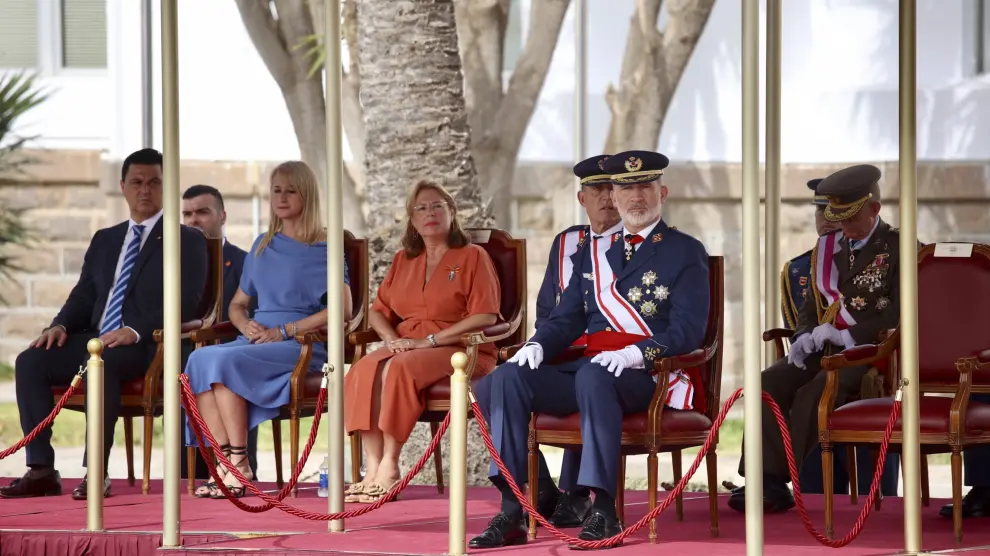 El Rey preside la entrega de despachos en la Academia General del Aire de San Javier