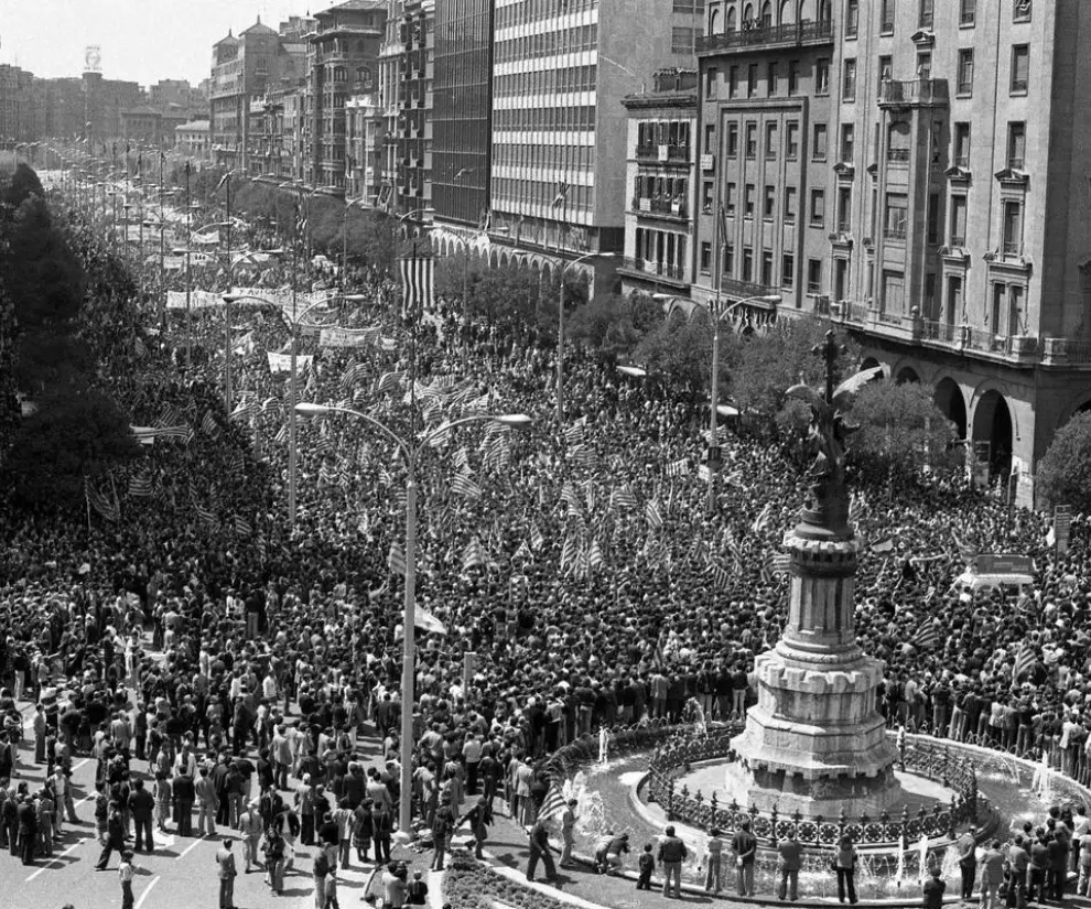 Manifestación del 23 de abril de 1978.