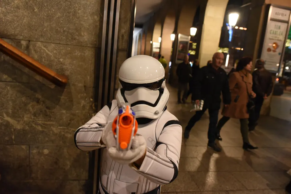 Estreno de la nueva película de Star Wars en Zaragoza.