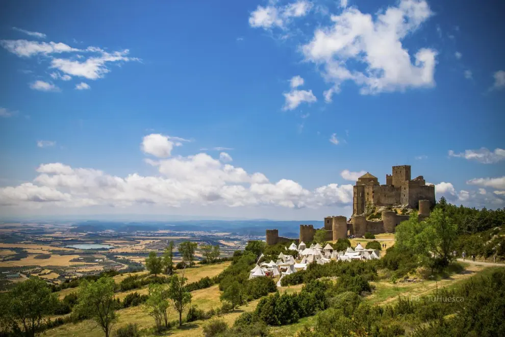 El castillo de Loarre es uno de los lugares mágicos que se pueden disfrutar en la provincia de Huesca.