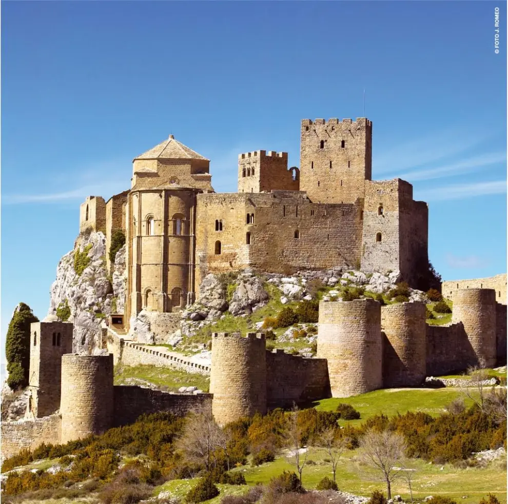 El castillo de Loarre, una hermosa fortaleza.