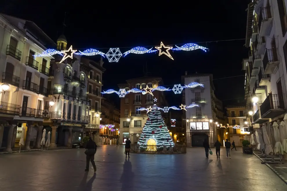 Teruel se ilumina para la Navidad.