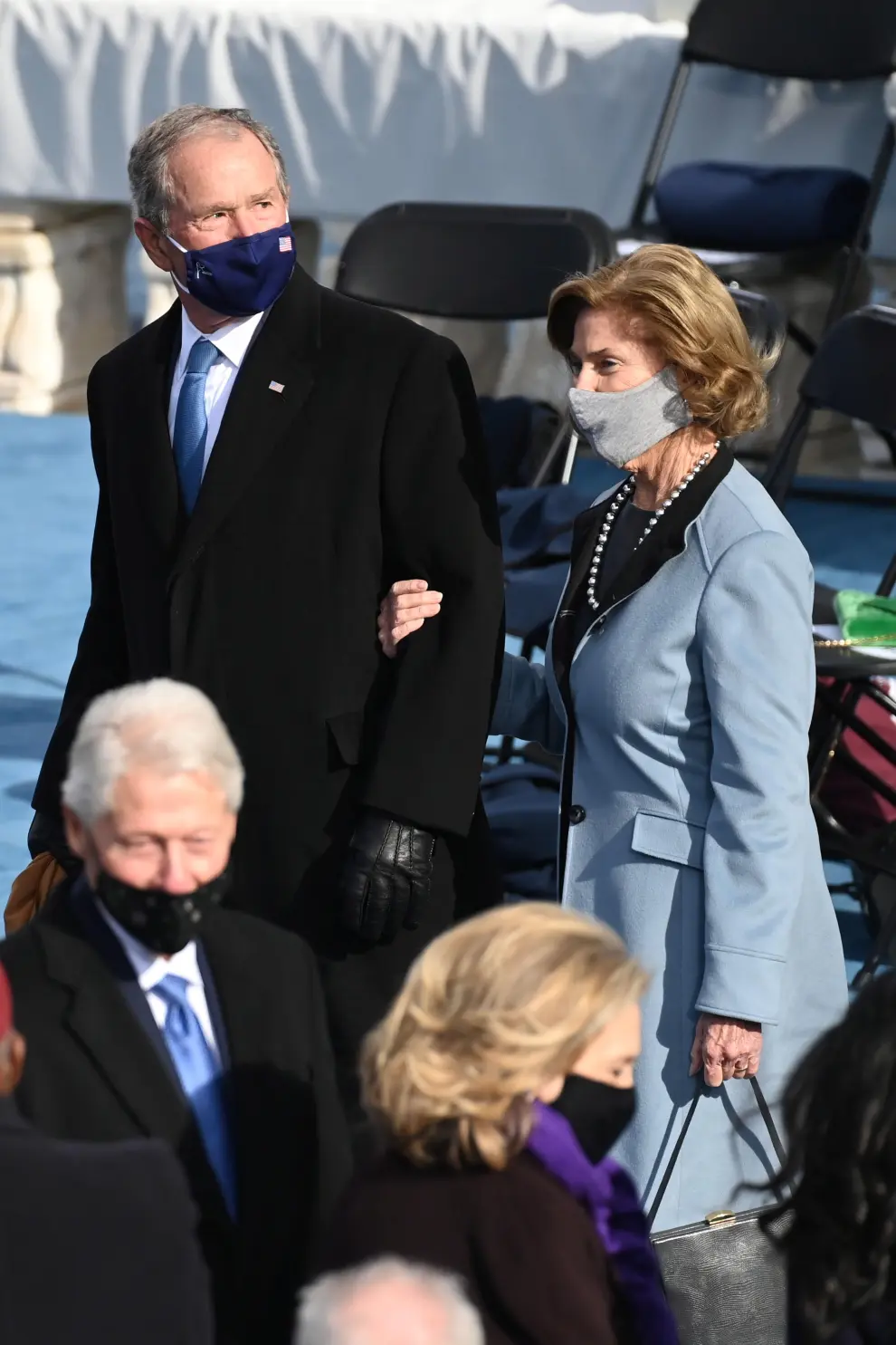 Biden a su llegada al Capitolio
