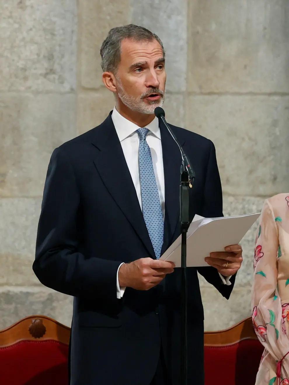 Los reyes de España presiden la ofrenda al Apóstol Santiago