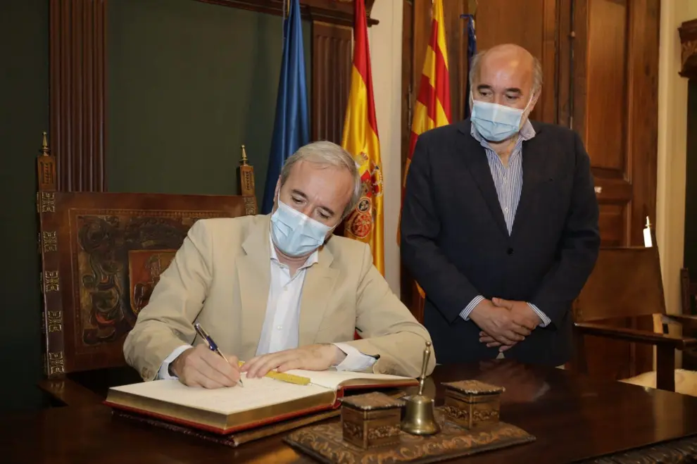 El alcalde de Zaragoza visita Calatayud