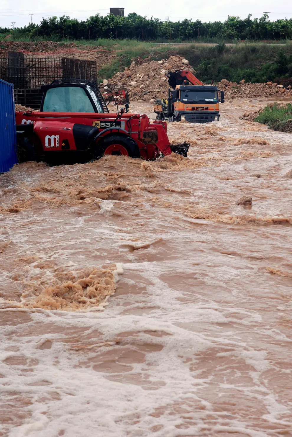 Vinaroz, en el norte de Castellón, muy afectado por las inundaciones