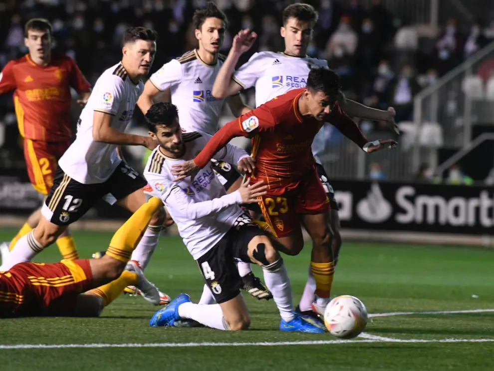 Partido Burgos-Real Zaragoza, 14ª jornada de Segunda División