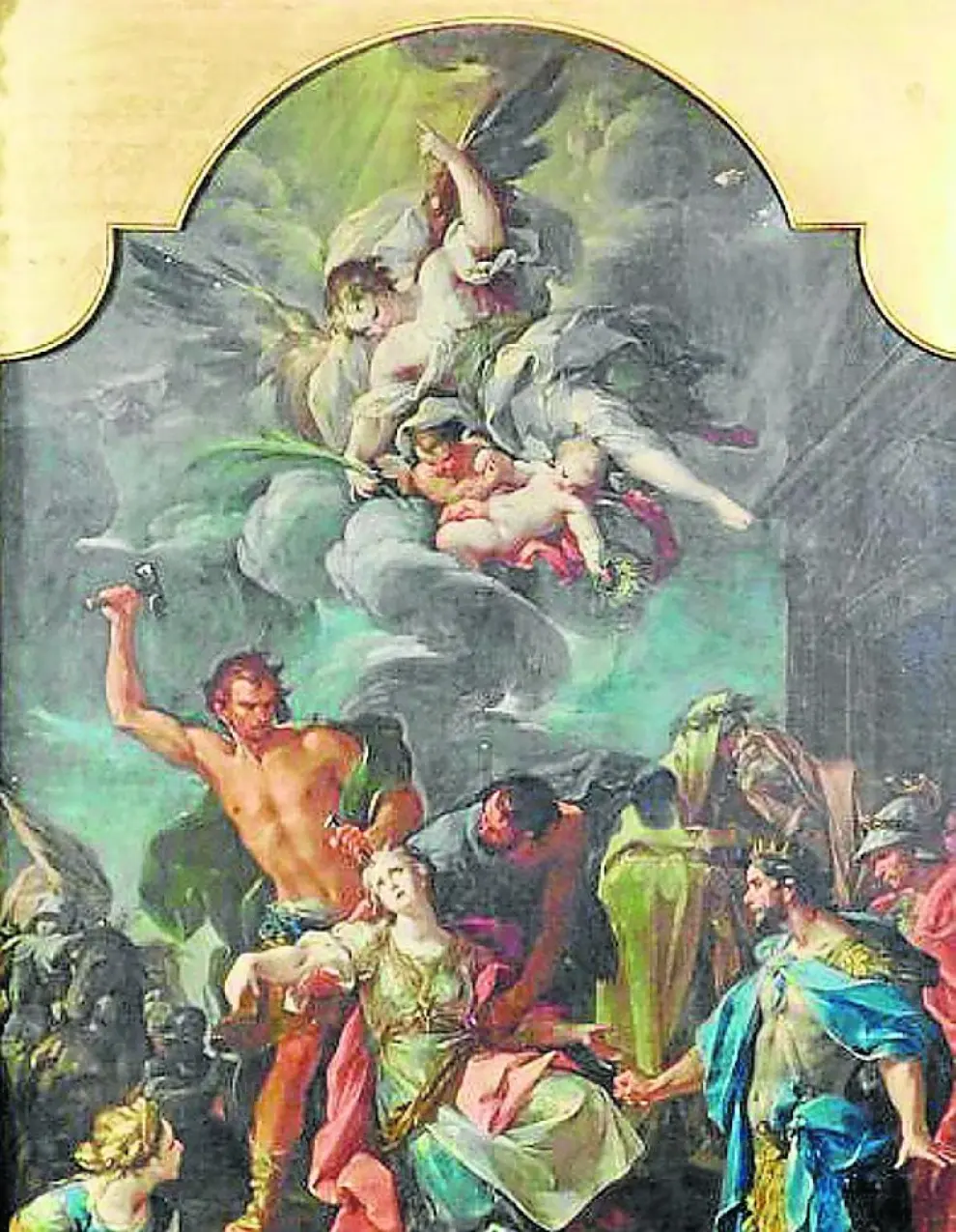 Detalle de ‘El martirio de Santa Engracia de Zaragoza’
