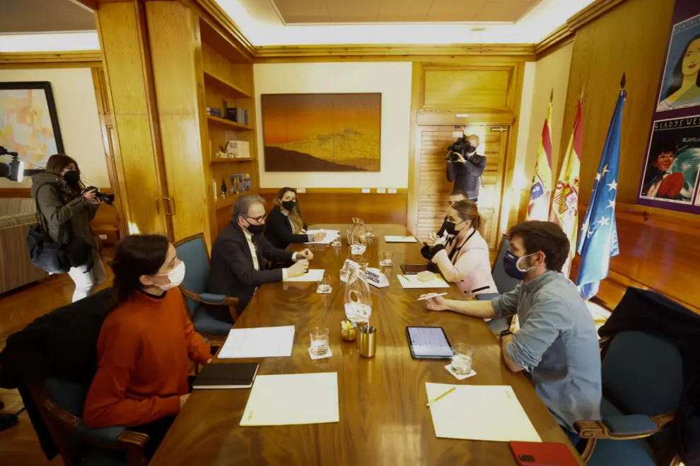 El ministro de Universidades ha visitado este jueves la capital aragonesa para dialogar sobre la LOSU (Ley Orgánica del Sistema Universitario) con la consejera aragonesa de Ciencia, Universidad y Sociedad del Conocimiento.