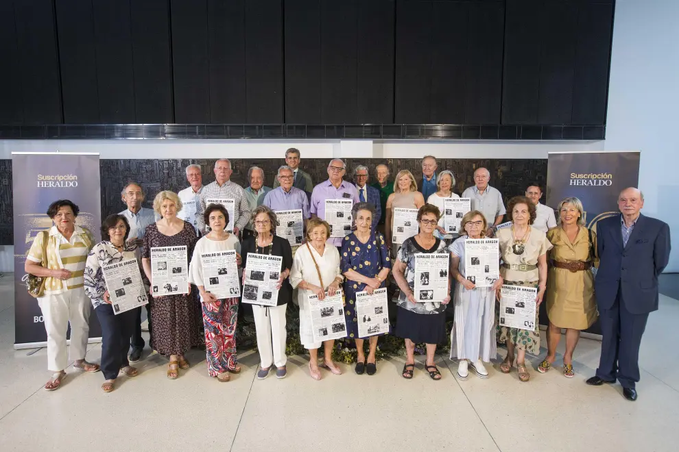 Homenaje a 20 suscriptores que llevan 50 años fieles a HERALDO