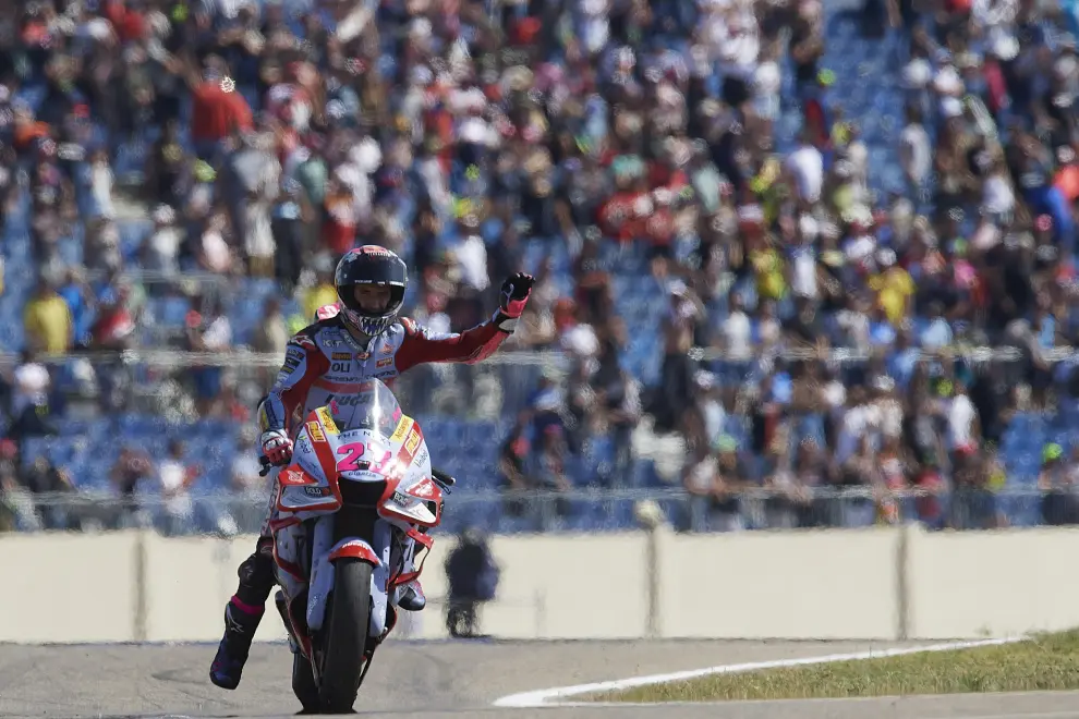Carrera de MotoGP durante el Gran Premio Animoca Brands de Aragón