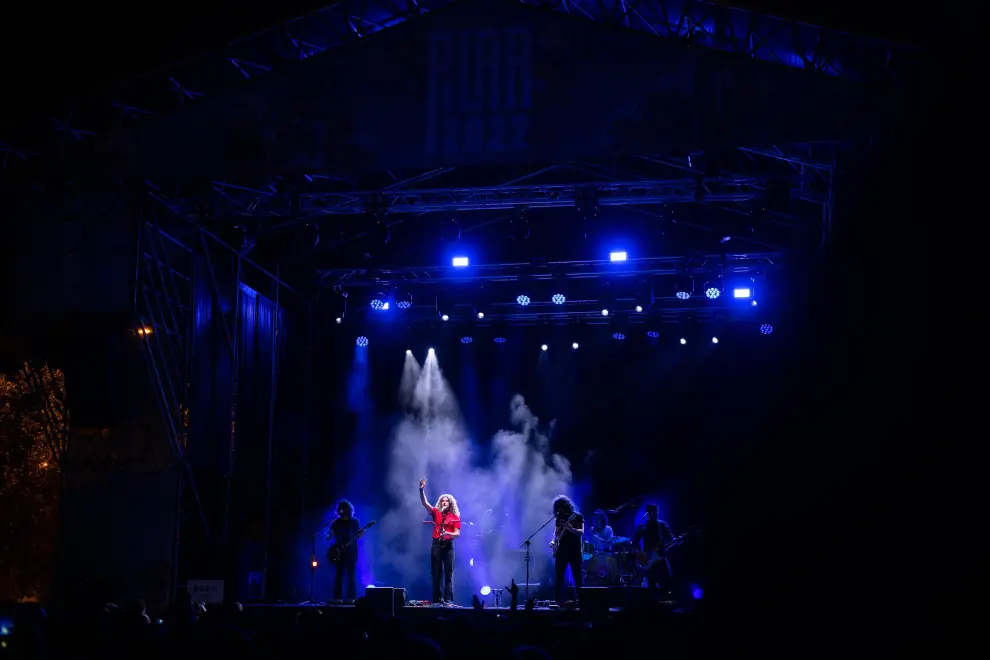 Fotos del concierto de Derby Motoreta's Burrito Kachimba en las Fiestas del Pilar 2022