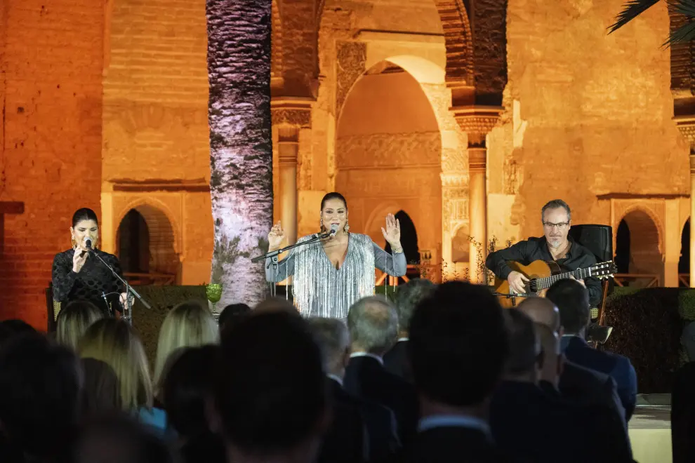 Flamenco singer performs for European countries leaders at Alhambra Palace, on the day of the European Political Community Summit in Granada, Spain October 5, 2023. REUTERS/Jon Nazca EUROPE-SUMMIT/