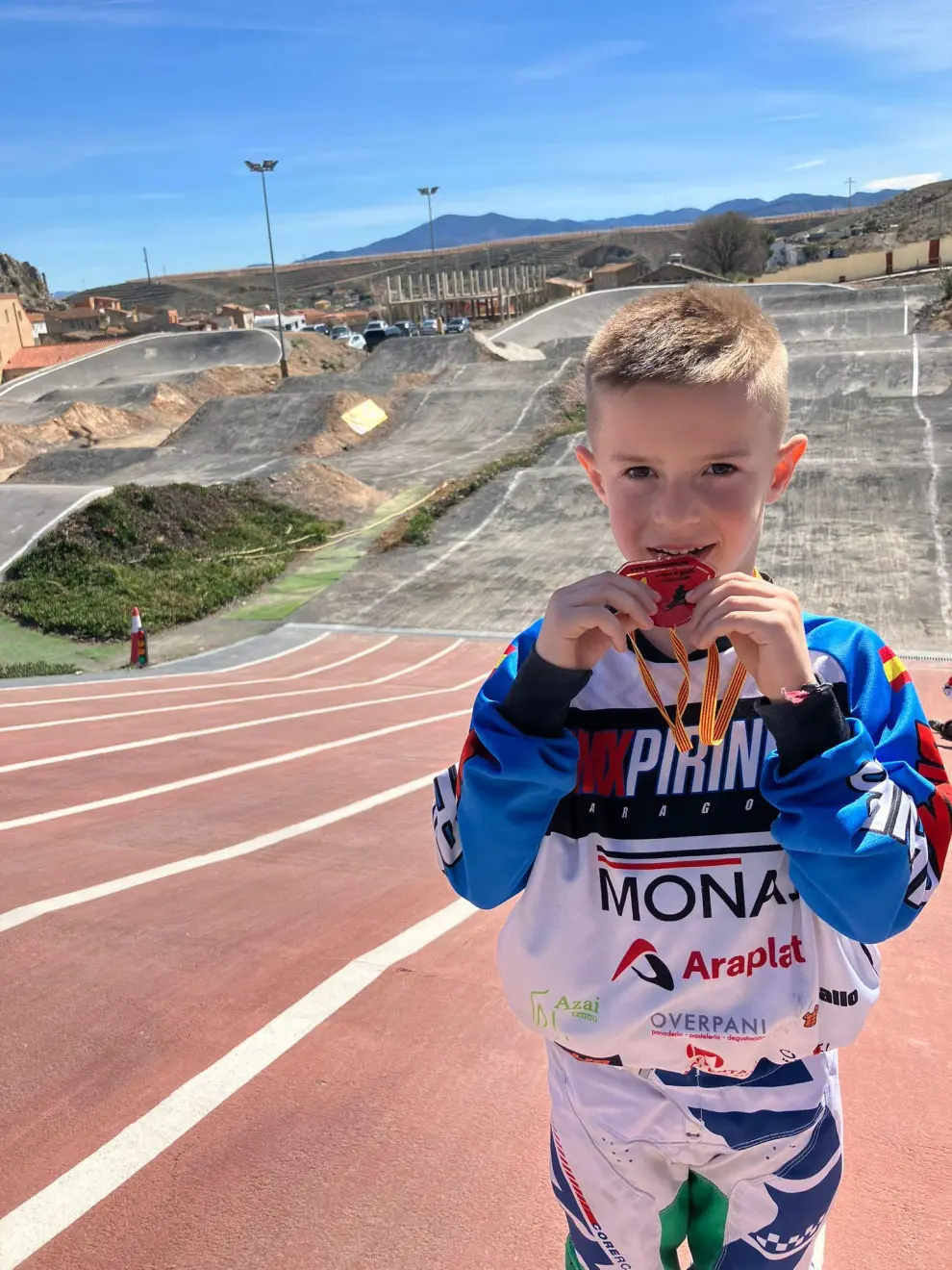 Fotos de Aleix Martínez, el niño zaragozano campeón de pump track