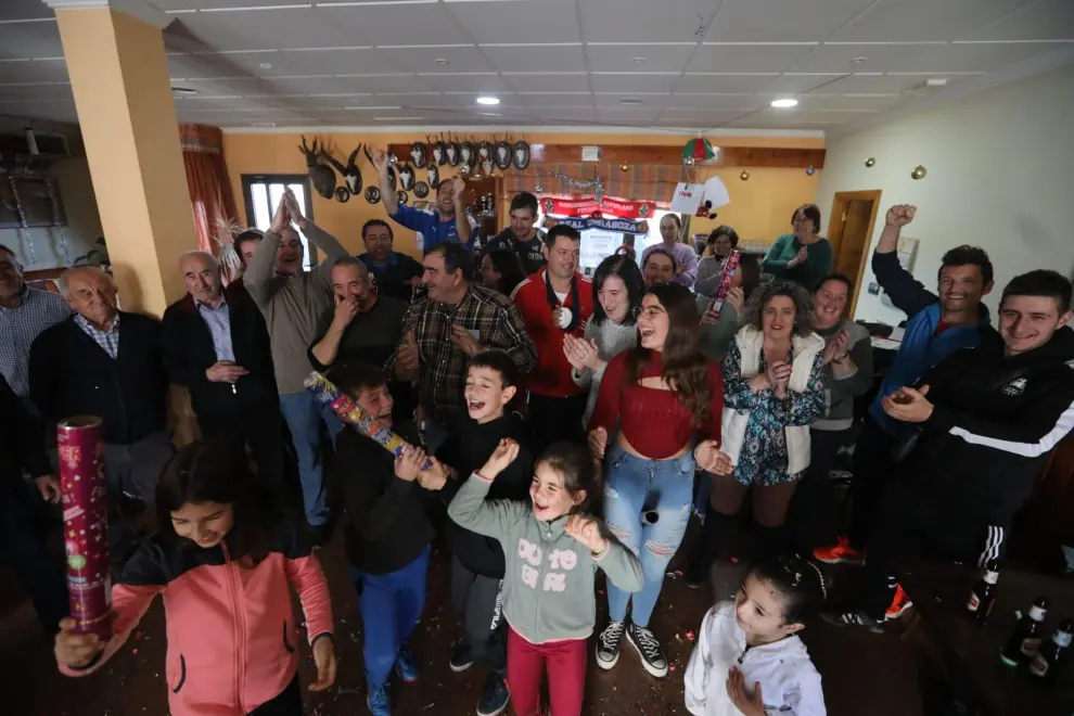 Argente con 200 vecinos, una fiesta tras recibir más de siete millones de euros de la lotería