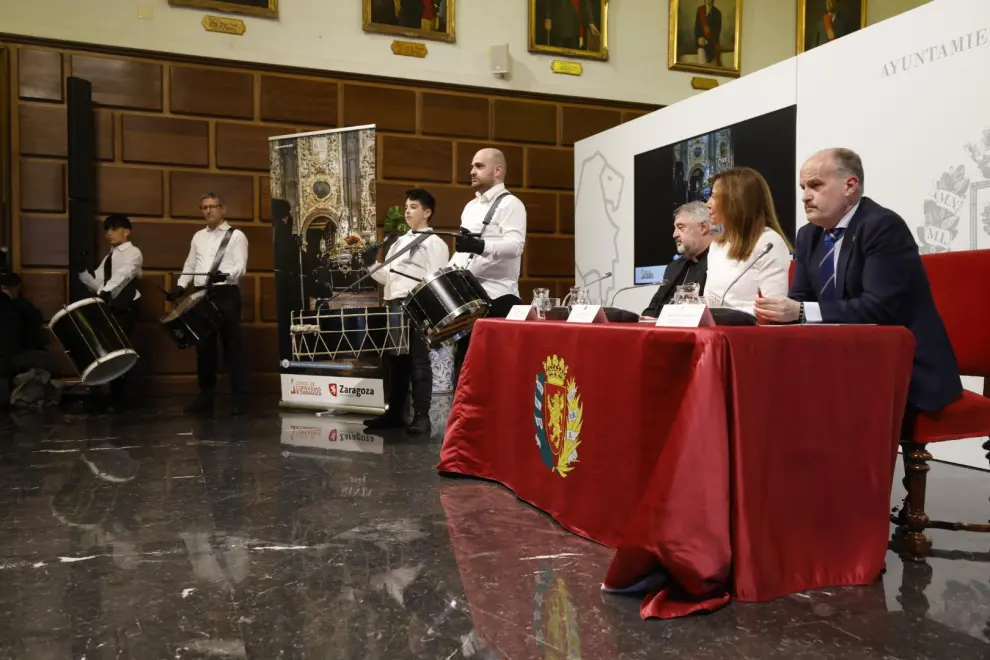 Presentación de la Semana Santa de Zaragoza 2024 en el Ayuntamiento