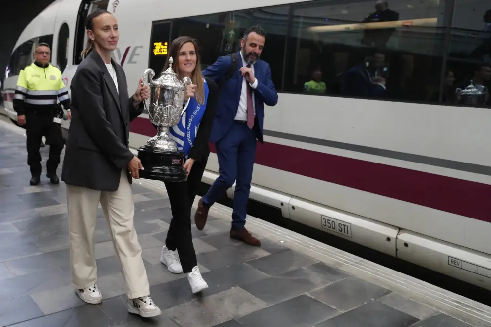 La Copa de la Reina ha llegado este viernes a Zaragoza.
